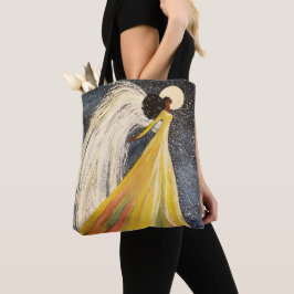 Dubbla Angel - allt-over-Print Shoulder Tote Tygkasse