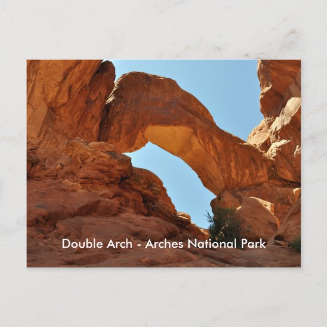 Dubbla Arch - Arches nationalpark Vykort (Framsida)