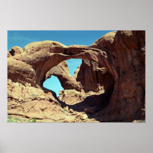 Dubbla Arch Desert Photo Poster