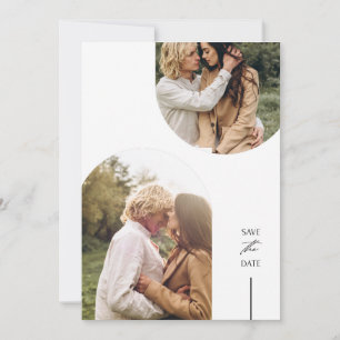 Dubbla Arch Save the Date Wedding Investigations Inbjudningar