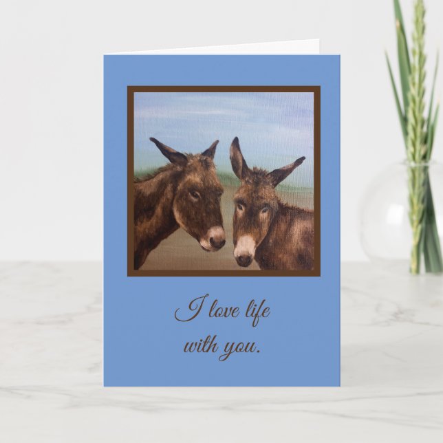 Dubbla av donatordjur kort (Framsida)