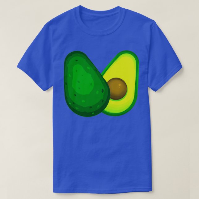 Dubbla avocado t shirt (Design framsida)