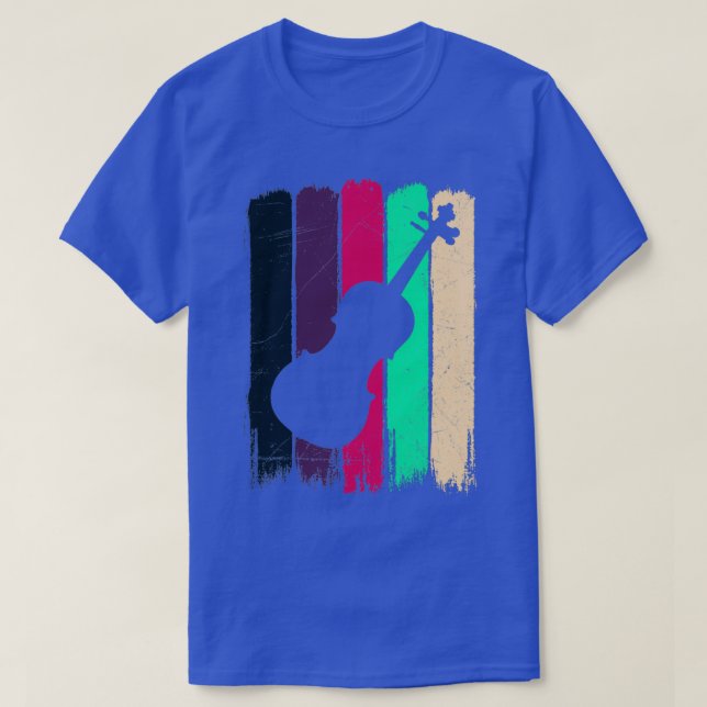 Dubbla baser gift violin violin cello t shirt (Design framsida)