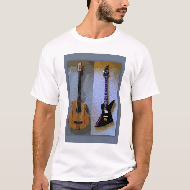 Dubbla Bass Guitars T-shirt (Framsida)