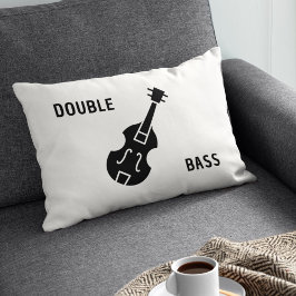 Dubbla Bass i svart Lumbarkudde