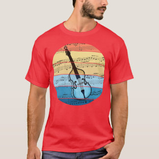 Dubbla Bass Music Notation Baid String Musician T Shirt