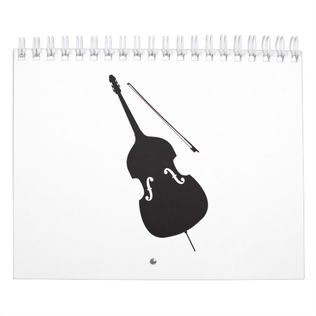 Dubbla Bass och Bow Silhouette Kalender (Omslag)
