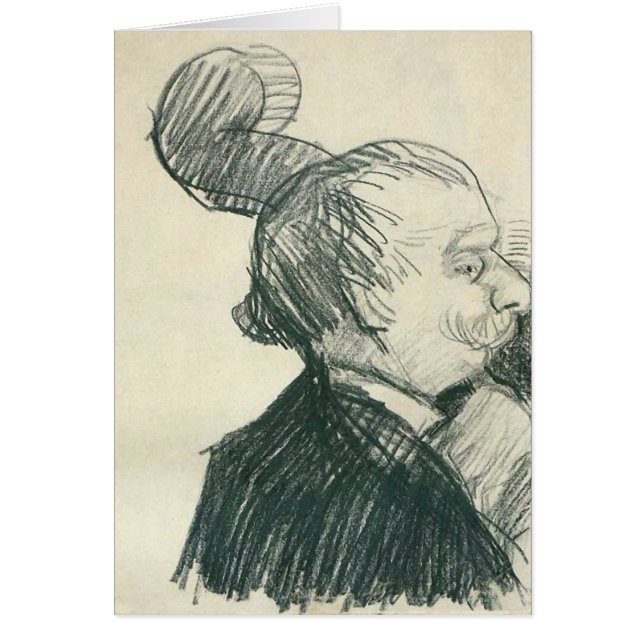 Dubbla-Bass Player (F1244cv) Van Gogh Fine Art OBS Kort (Framsidan)
