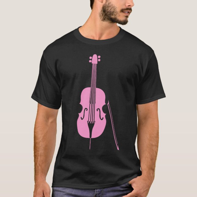Dubbla Bass - Rosa T Shirt (Framsida)