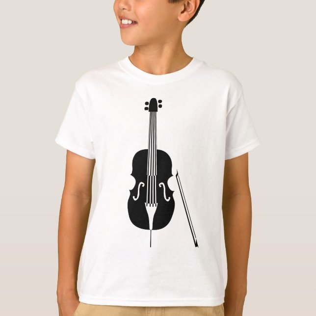 Dubbla Bass - Svart Tee Shirt (Framsida)