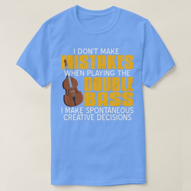 Dubbla BassTShirt T Shirt (Design framsida)
