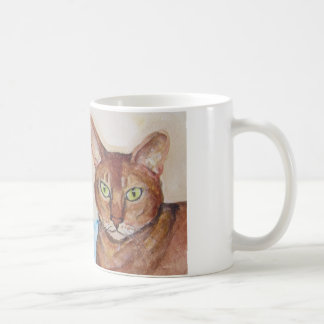 dubbla besvärar katter kaffemugg
