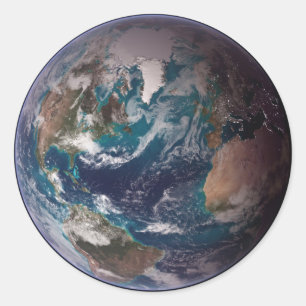 Dubbla blå märken - Väster - Planet Earth NASA-bil