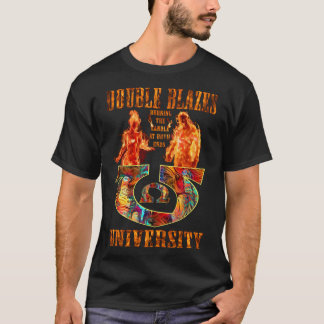 Dubbla Blaze Universiteten T Shirt