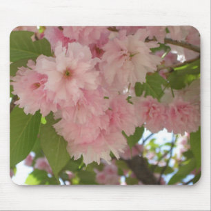 Dubbla Blossoming Cherry Träd II Vår Blommigt Musmatta
