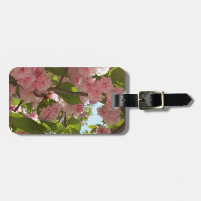 Dubbla Blossoming Cherry Träd III Vår Blommigt Bagagebricka (Horisontell Framsida)