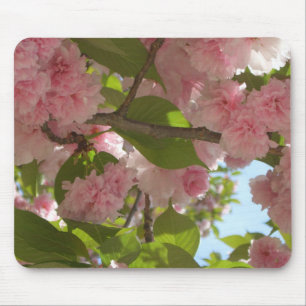 Dubbla Blossoming Cherry Träd III Vår Blommigt Musmatta