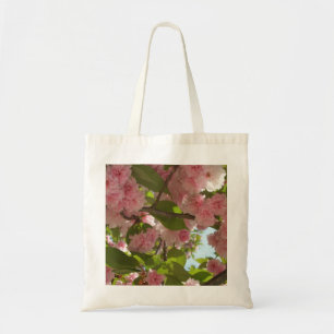 Dubbla Blossoming Cherry Träd III Vår Blommigt Tygkasse