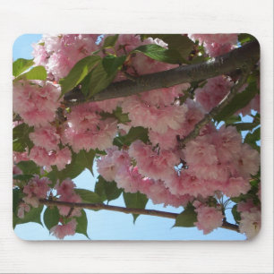 Dubbla Blossoming Cherry Träd IV Vår Musmatta