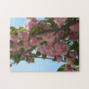 Dubbla Blossoming Cherry Träd IV Vår Pussel
