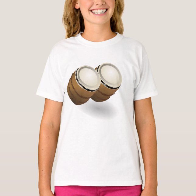 Dubbla Bongos Girls T-Shirt (Framsida)