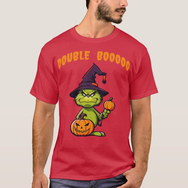 Dubbla booo t shirt (Framsida)