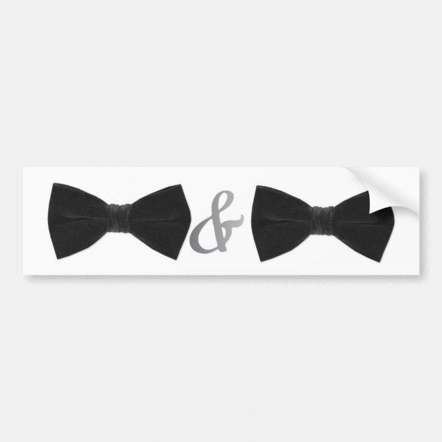 dubbla bowties bildekal (Framsidan)