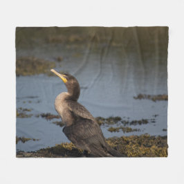 Dubbla bröstad skarv fleecefilt