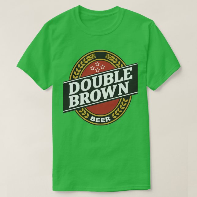 Dubbla Brown T T Shirt (Design framsida)