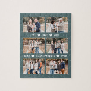 Dubbla Captions Editable Färg Anpassningsbar Photo Pussel