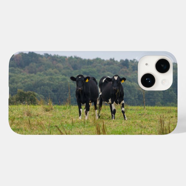 Dubbla Cattle Trouble iphone case (Baksida (horisontell))