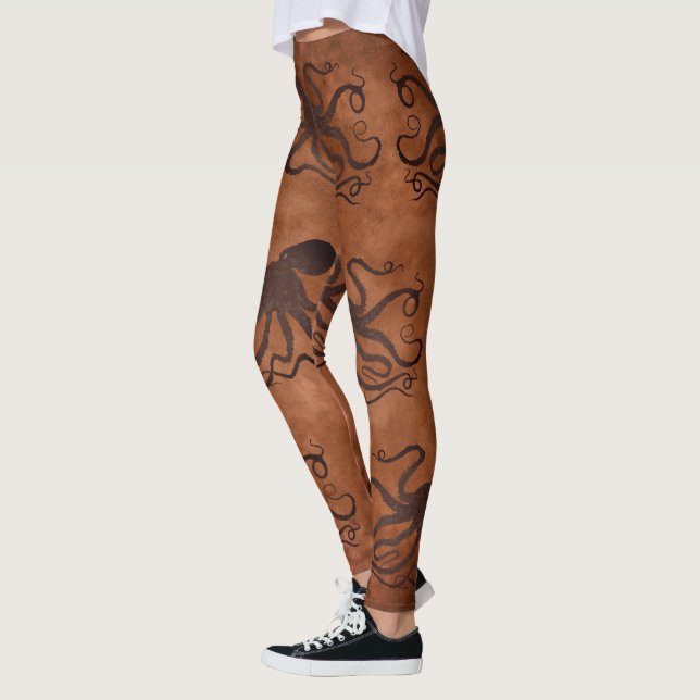 Dubbla Chocolate Octopus - Leggings (Vänster)