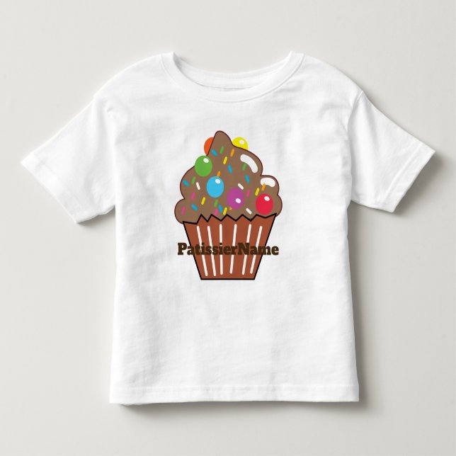 Dubbla Chocolates CUPCAKE T-shirt (Framsida)