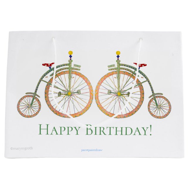 Dubbla Cirque Bike Gift Bag (Framsidan)