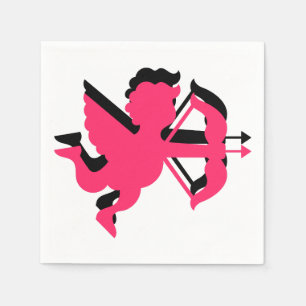 Dubbla Cupid Valentine Day 3 Ply Napkins Pappersservett