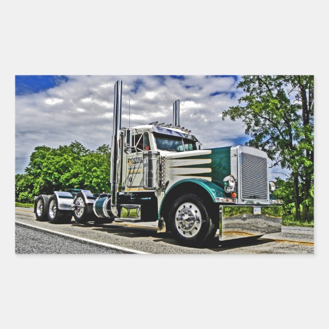 Dubbla D 379 Stickers Rektangulärt Klistermärke (Framsida)