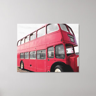Dubbla-Decker Buss Canvastryck