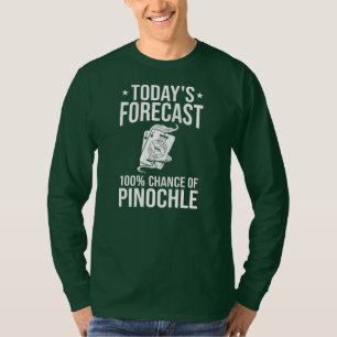 Dubbla-dekorpunkter för Pinochle-spel-Regler-kort T Shirt