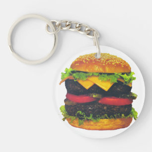 Dubbla Deluxe Hamburger med ost