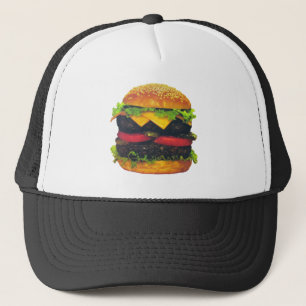 Dubbla Deluxe Hamburger med ost Keps