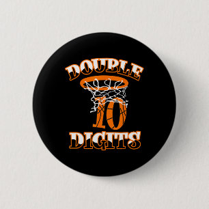 Dubbla Digits Birthday Dekorations Boy 10 Basketba Knapp
