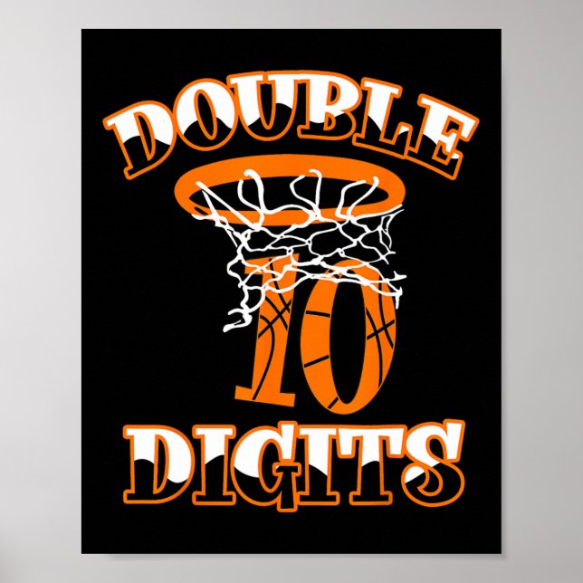 Dubbla Digits Birthday Dekorations Boy 10 Bysketby Poster (Framsidan)