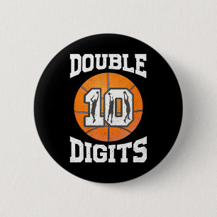 Dubbla Digits Birthday Dekorations Boy 10th Knapp