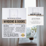 Dubbla Doors, Window & Door Fitter Company Flygblad<br><div class="desc">Dubbla Doors,  Window & Door Fitter Company Reklam Flyer av Affärskortet Store.</div>