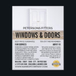 Dubbla Doors, Window & Door Fitter Company Flygblad<br><div class="desc">Dubbla Doors,  Window & Door Fitter Company Reklam Flyer av Affärskortet Store.</div>