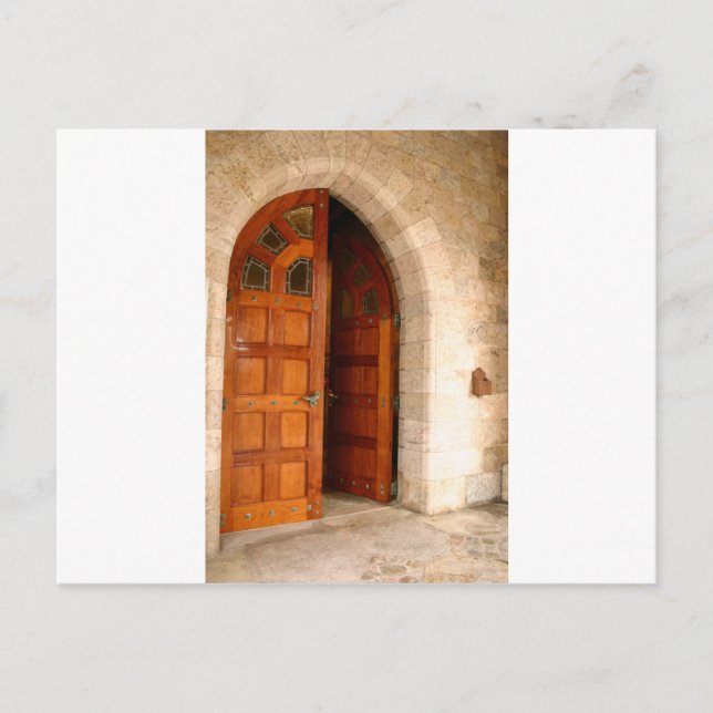 Dubbla Dörr Vykort (Framsida)