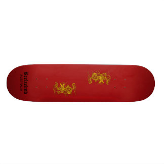 Dubbla Dragon Old School Skateboard Bräda 18 Cm