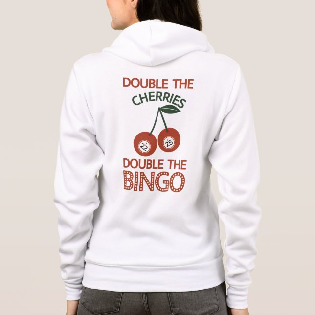 Dubbla Dubblan Cherries i Bingo T Shirt (Baksida)