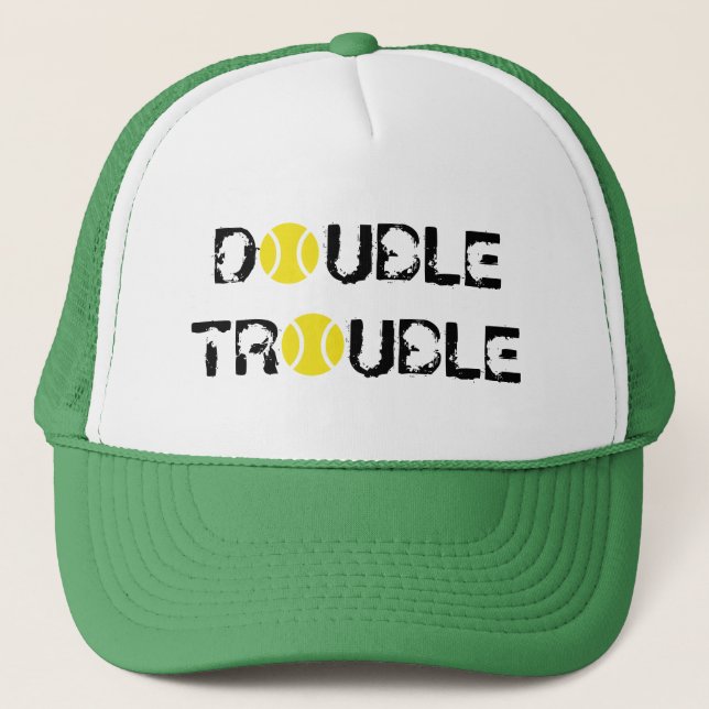 DUBBLA: DUBLE tennis hat for dubblas player Team Keps (Framsida)