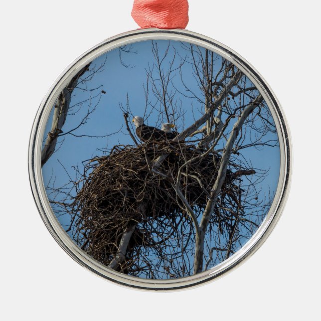 Dubbla Eagle-problem Julgransprydnad Metall (Framsidan)